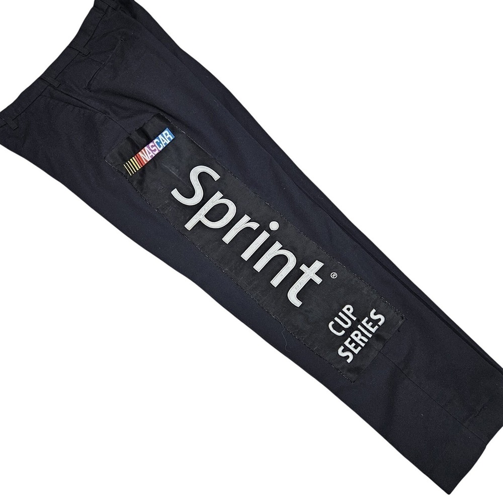 NASCAR Sprint Cup Series ComfortFLEX Work Trousers Cintas Pants Mens 34 Black